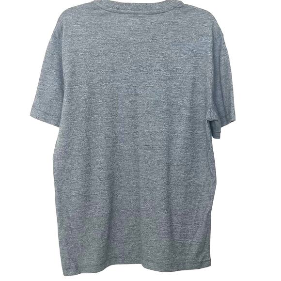 GAP SHORT SLEEVE ROUND NECK PULL-OVER T-SHIRT, WOMENS, L, HEATHER GREY, CASUAL - Picture 4 of 9